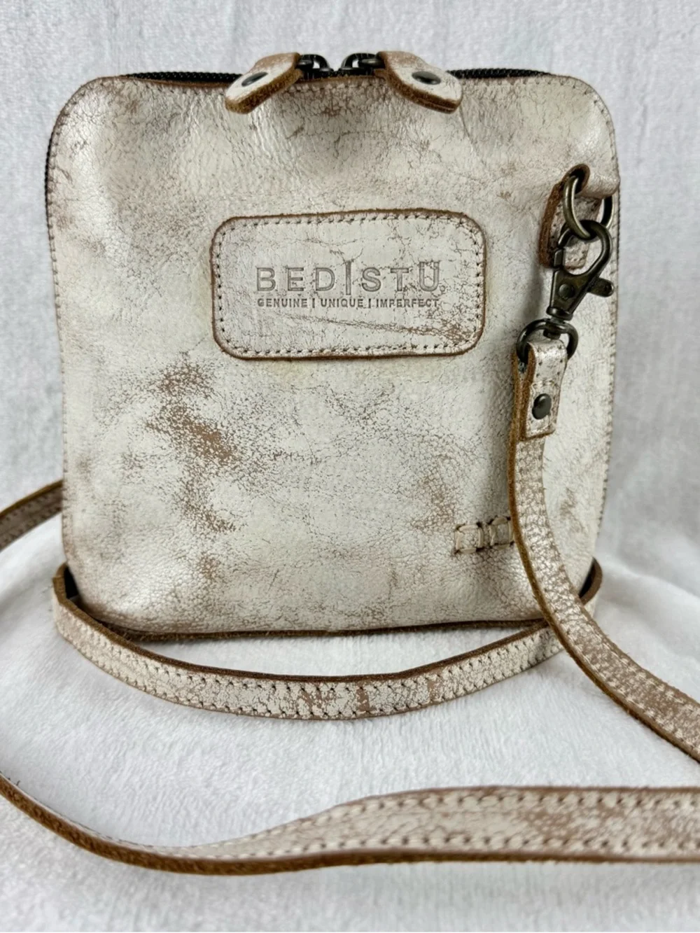 BED|STU Ventura Crossbody Leather "Nectar Lux" Genuine Unique - Picture 2 of 9
